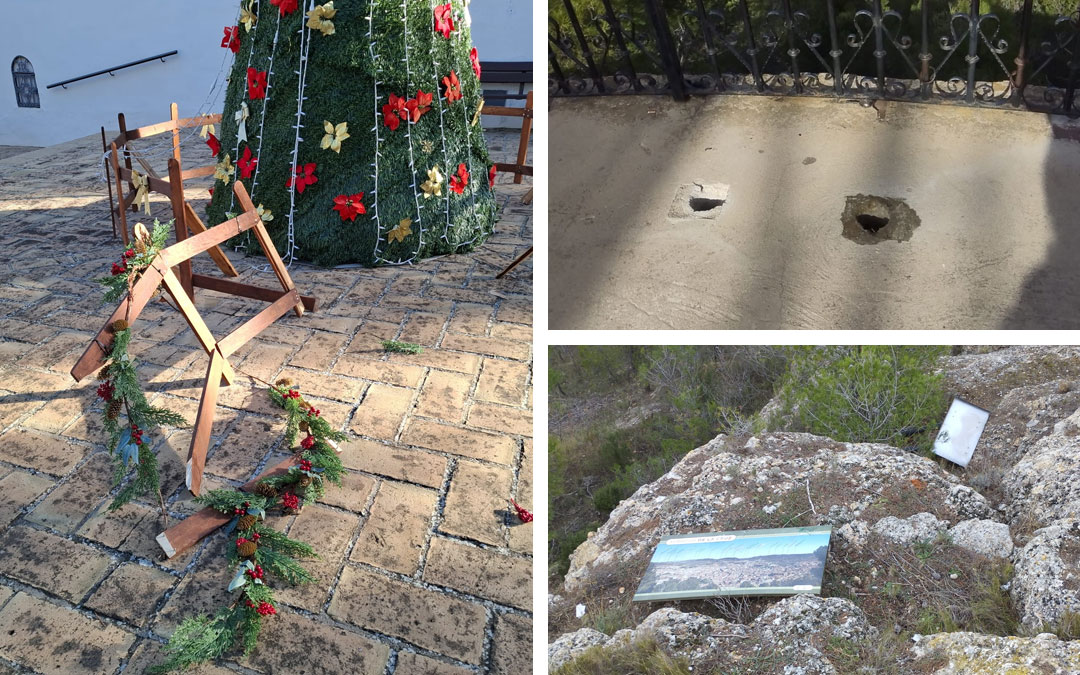 Serie de actos vandálicos que se han dado En San Macario. / L.C.