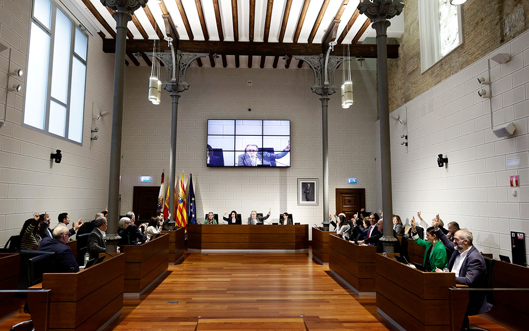 El pleno de la DPZ El pleno de la Diputación de Zaragoza ha aprobado por unanimidad un nuevo plan extraordinario de ayudas / DPZ
