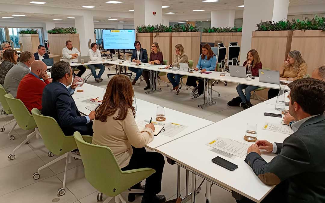 Instante de la reunión mantenida por parte del MITECO./ MITECO
