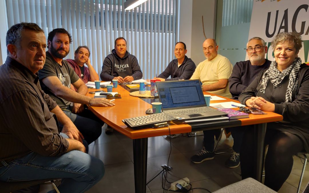 Reunión para la renovación de la Secretaría General por Zaragoza./ UAGA-COAG
