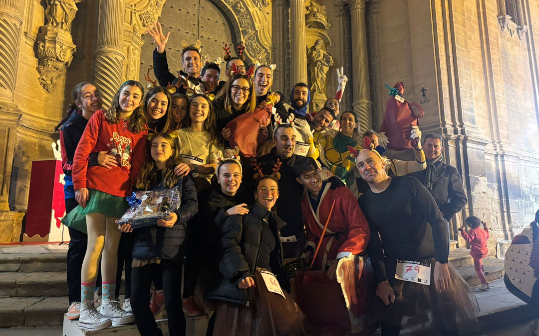 Participantes de la carrera de disfraces de Alcañiz.,/ M.M.R.