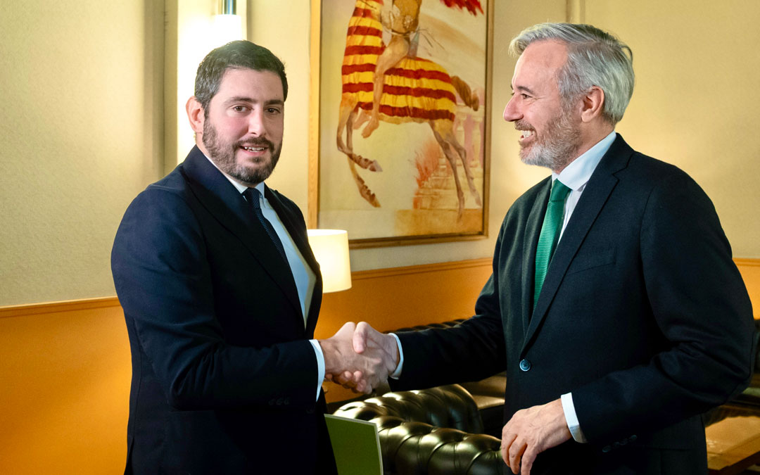 Nolasco y Azcón, la pasada legislatura./ DGA