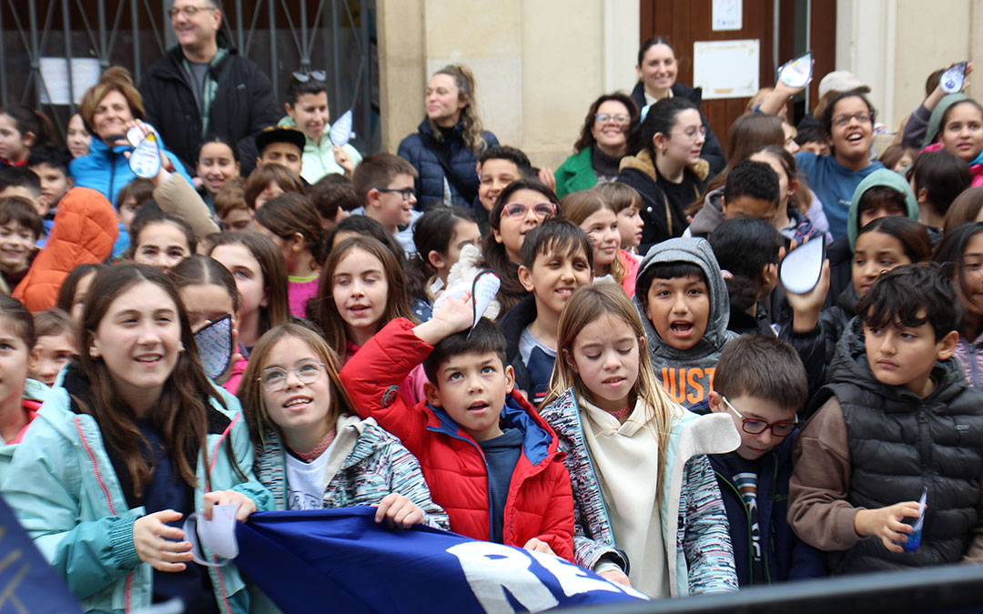 Día de la Paz y la No Violencia con los escolares de Alcañiz. / B. Severino