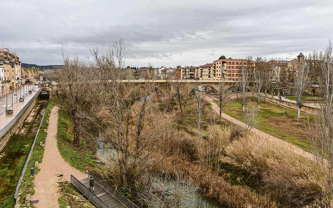 Vistas desde la planta de arriba del Molino Harinero, donde puede verse el Canal ‘Rio Alto’. A.Z