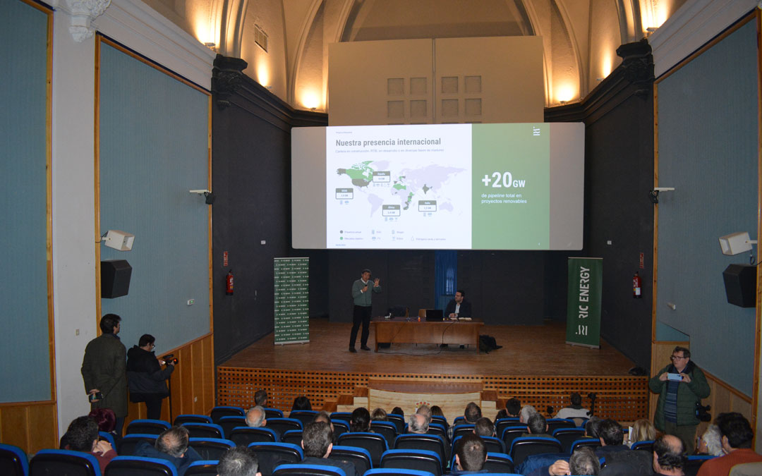 Imagen de archivos de la presentación de Ric Energy en Calanda./ I.M.