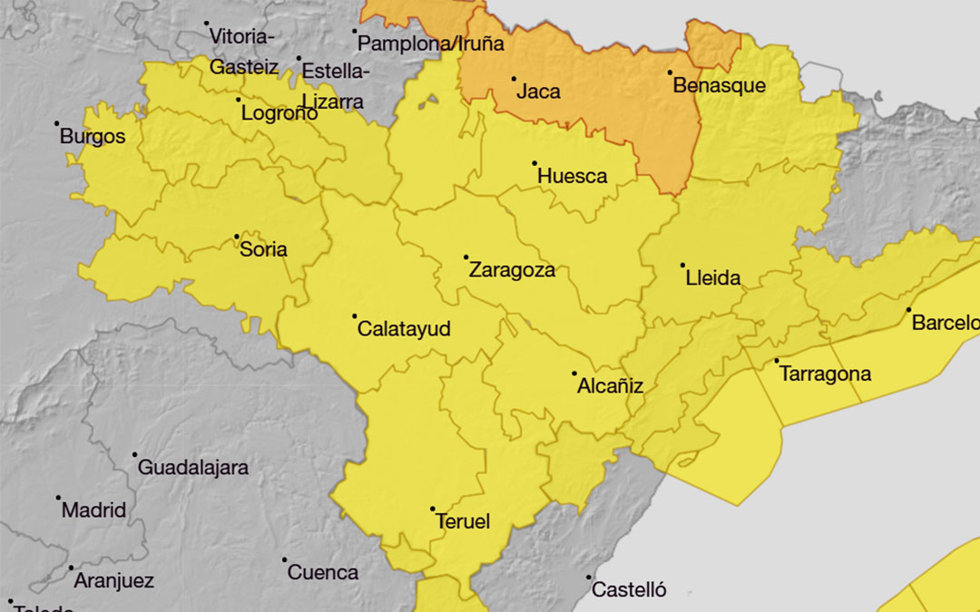 AEMET activa aviso amarillo por viento. / AEMET