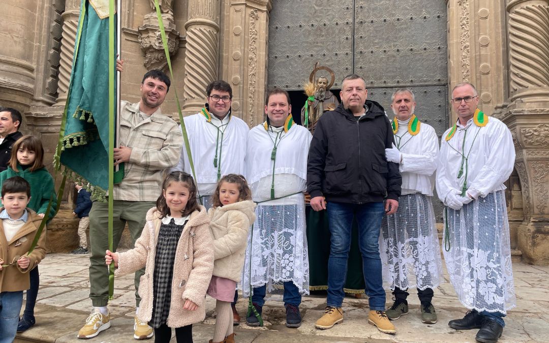Bendición animales San Antón Alcañiz 2026./ S.F.