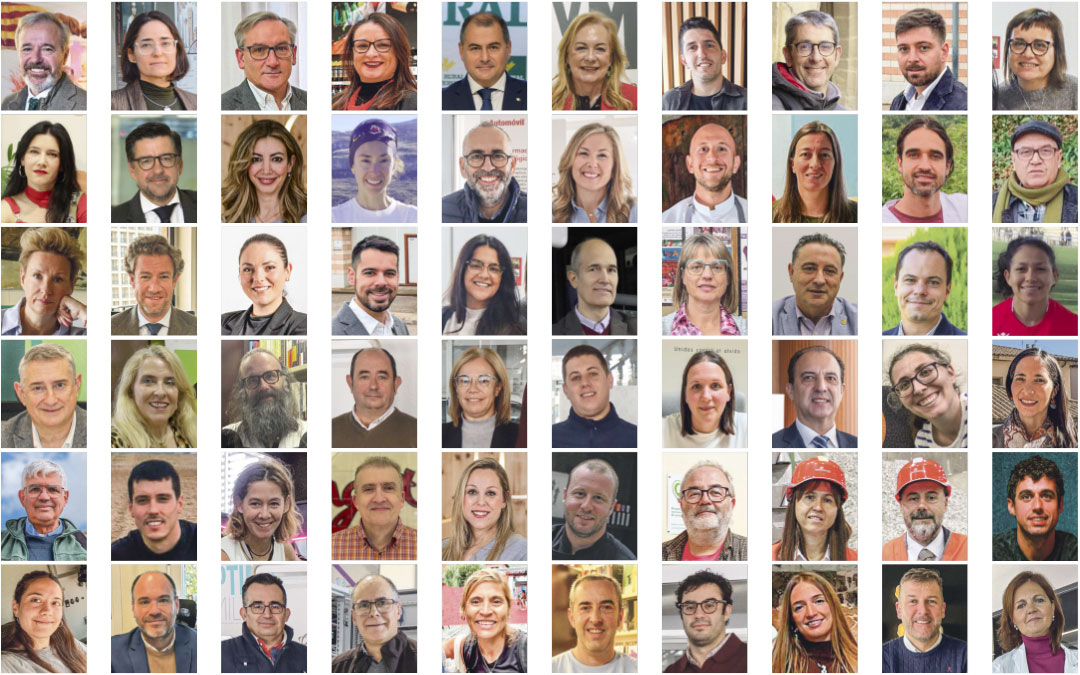 Los rostros de los protagonistas de Horizonte 2026./ L.C.