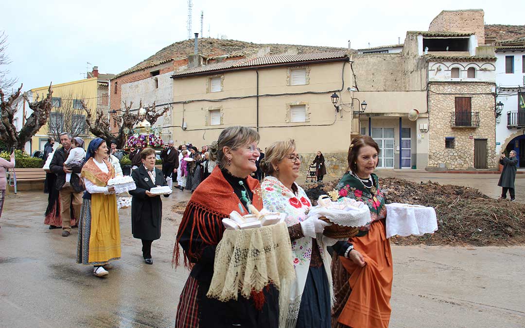 Procesión en Castelnou por San Valero. / B. Severino