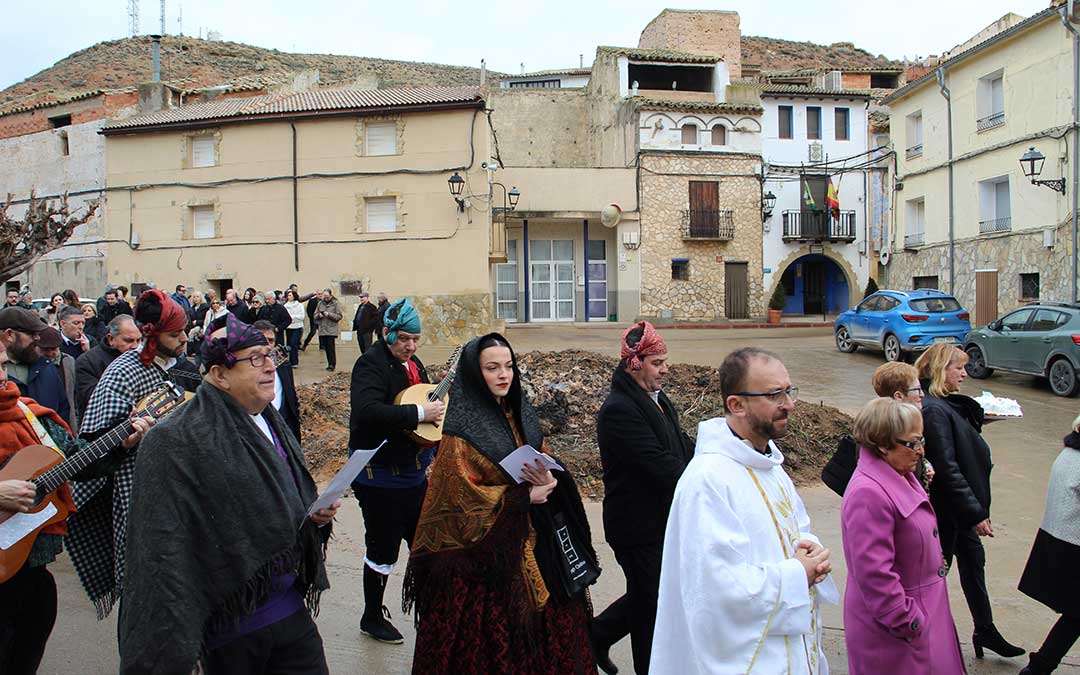 Procesión en Castelnou por San Valero. / B. Severino