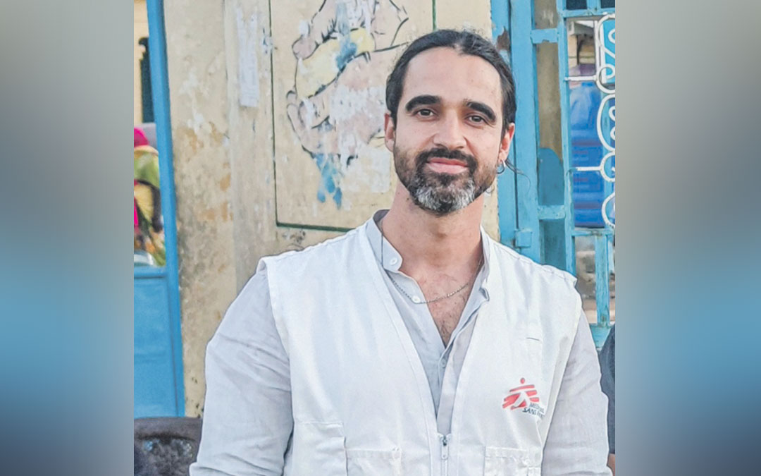 El nonaspino Diego Ráfales es coordinador de proyectos en contextos de emergencia en Médicos Sin Fronteras. /Archivo