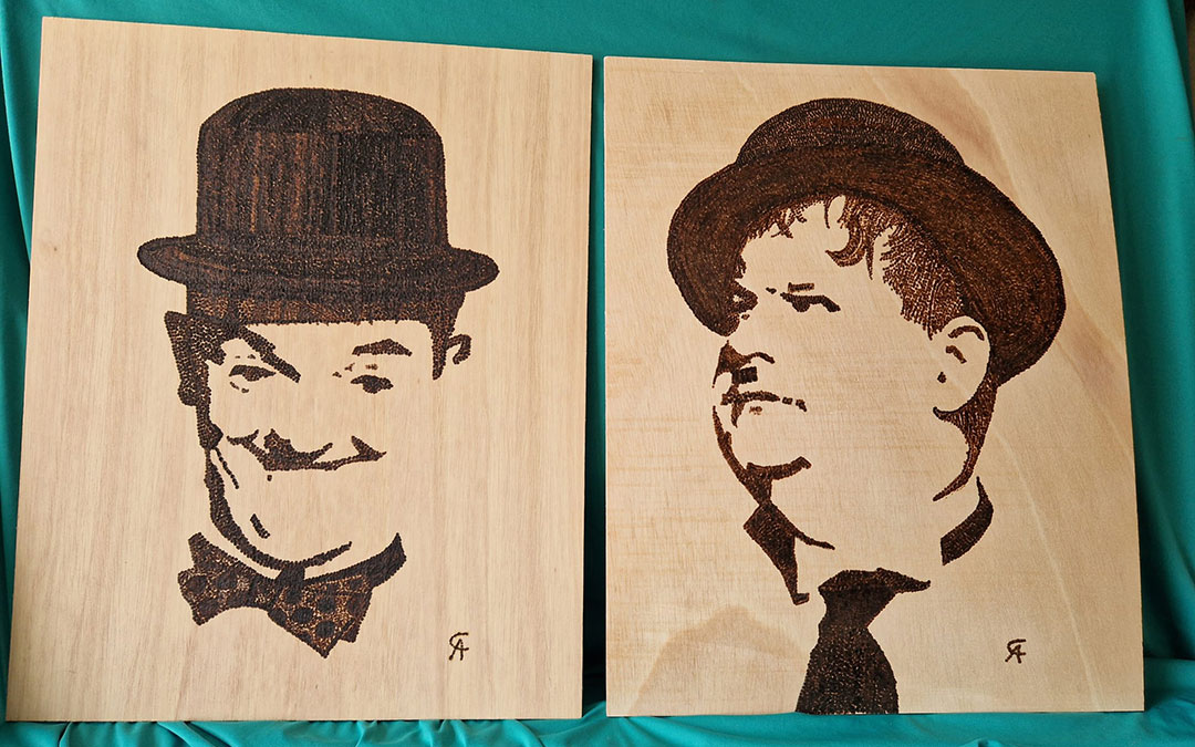 Hardy y Laurel, el dúo cómico de cine clásico más conocido como El gordo y el flaco. / C.A.