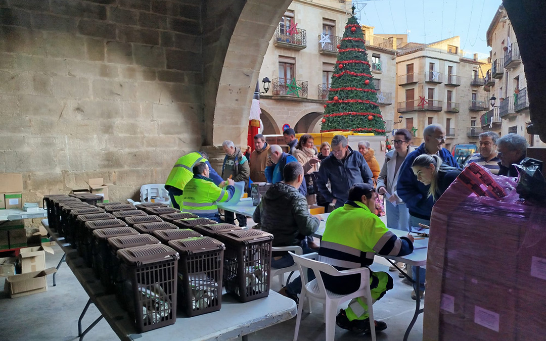 Recogida ciudadana de los kits de reciclaje./DIMSA