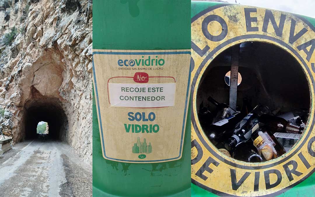 Denuncian que en Montoro de Mezquita ha dejado de recogerse el vidrio. / L.C.