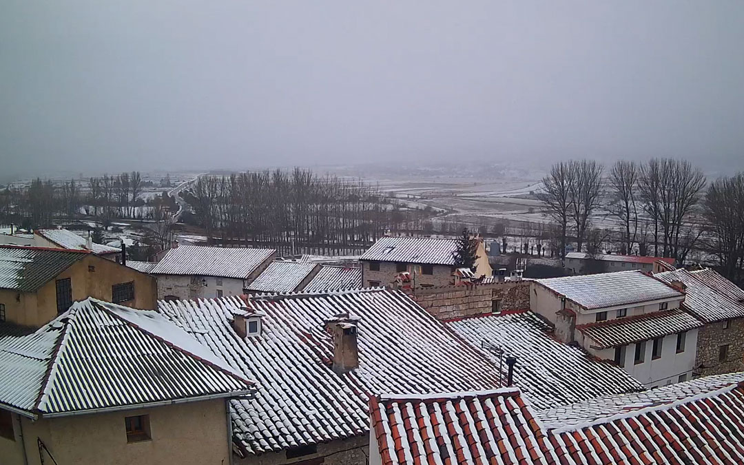 Nieve en Fortanete este martes / La COMARCA