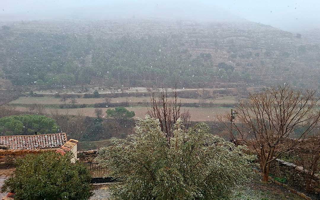Nieve en Mirambel / M.C. Soler