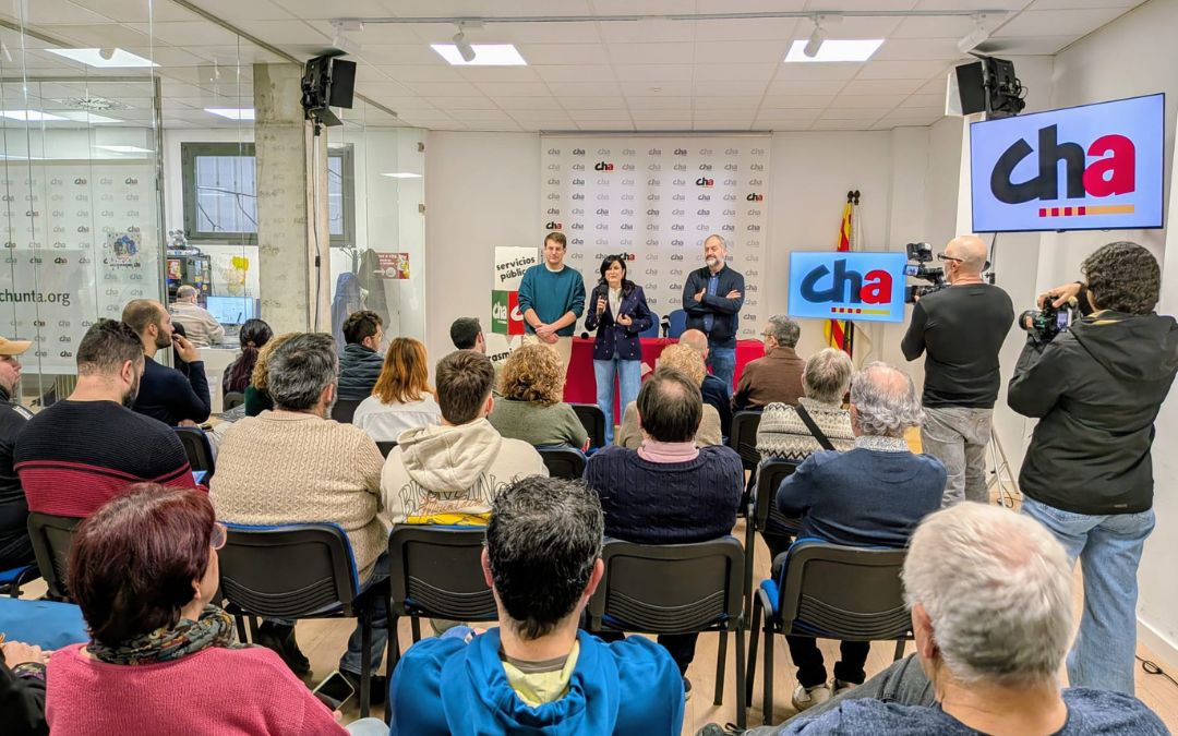 El acto de presentación del programa electoral ha sido este domingo./ CHA