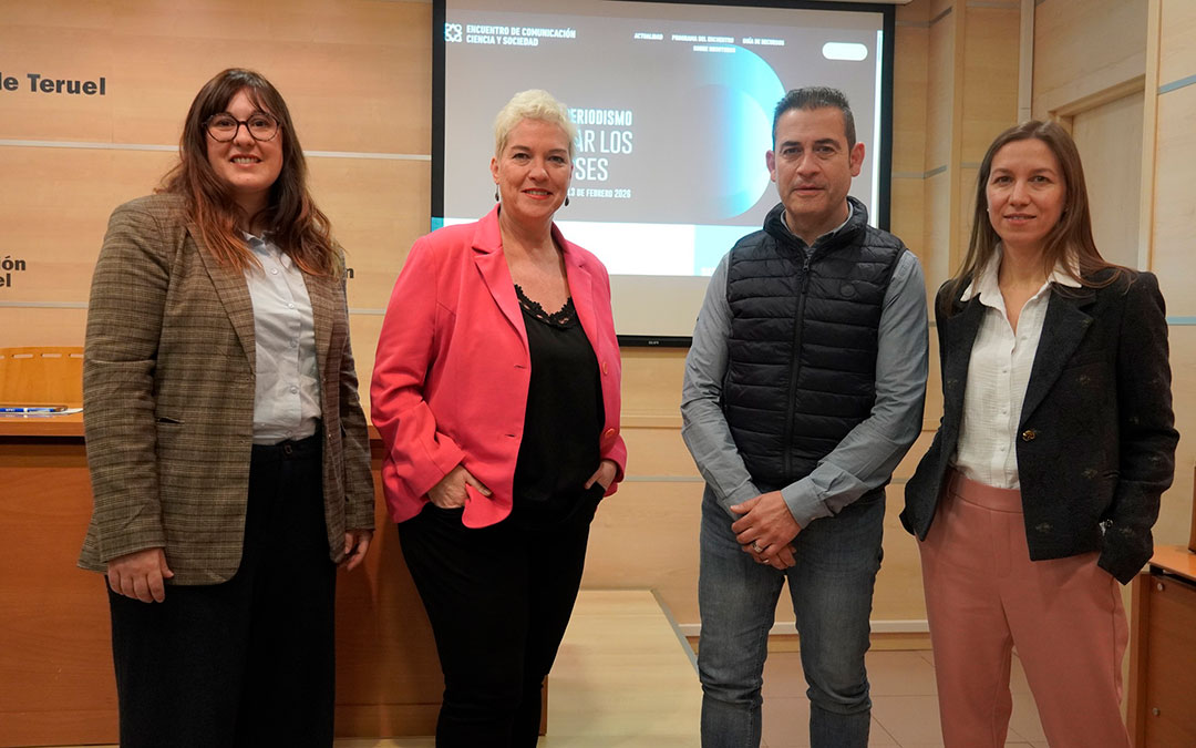 Presentación del I Encuentro de Comunicación, Ciencia y Sociedad en Teruel. /DPT