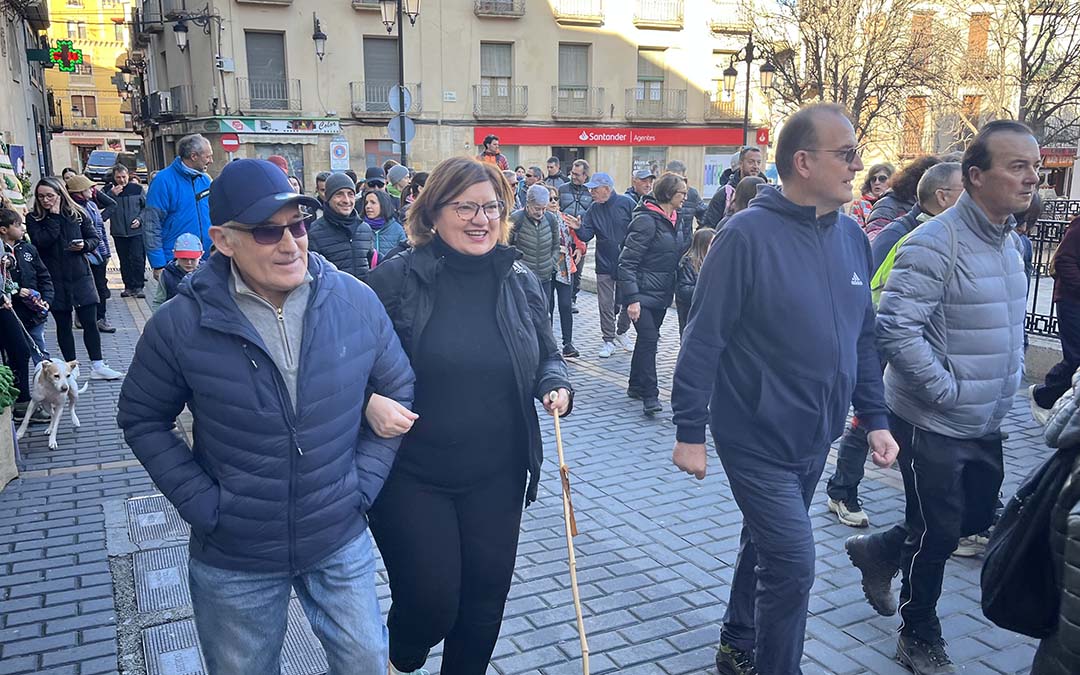Salida de la Quematurrones este domingo desde la plaza España de Caspe / L. Castel
