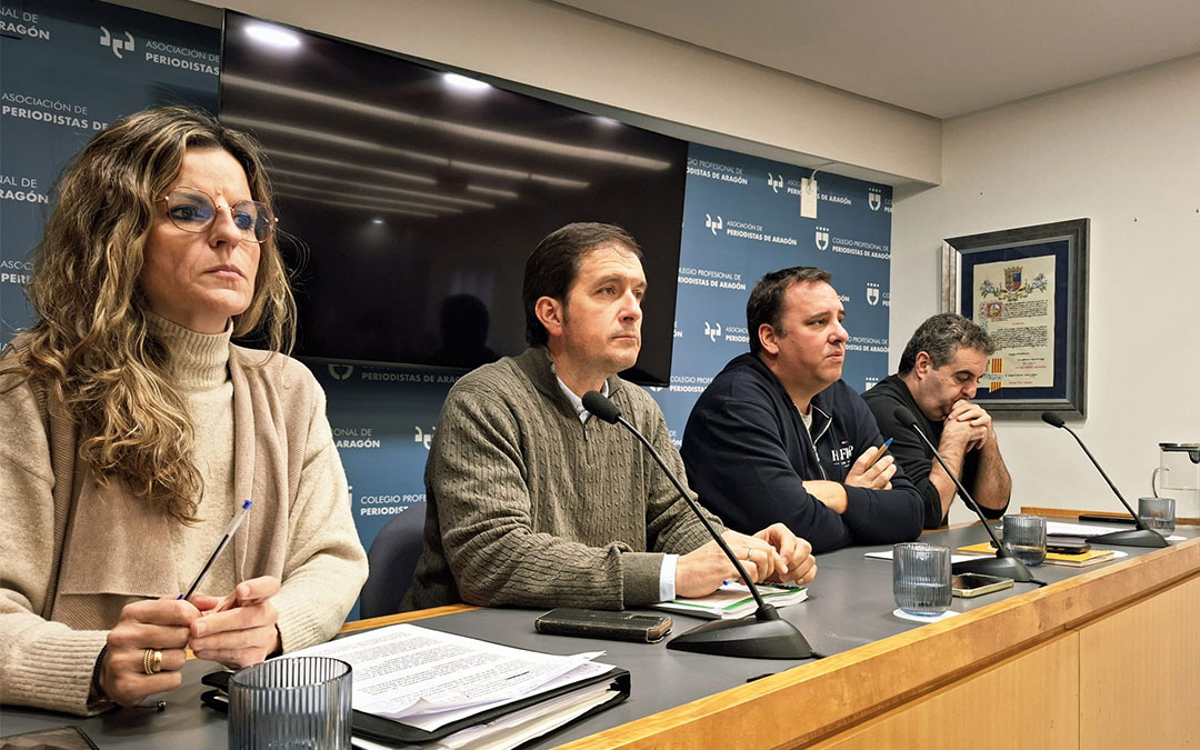 ARAGA, ASAJA Aragón, UAGA y UPA Aragón anuncian el calendario de movilizaciones del campo aragonés. / OPAS