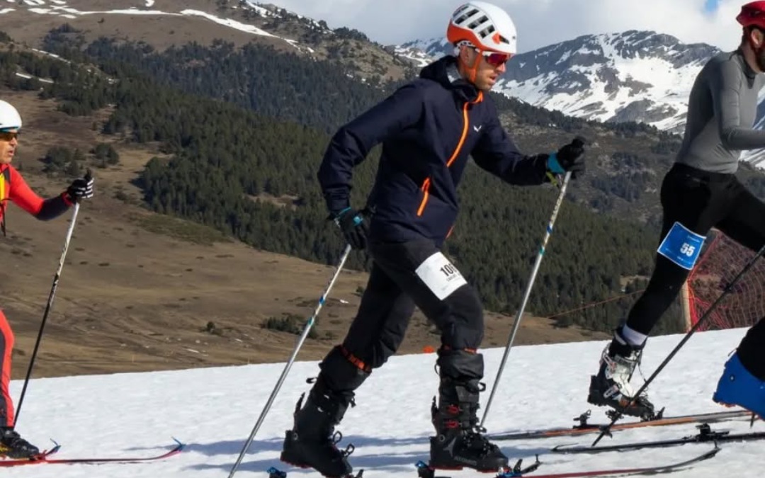 Carlos Pitarque disputando la Carrera Skimo en Baqueira Beret, pirineo catalán/C.P.