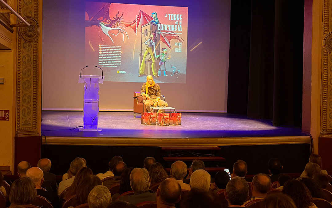 Ilustrador, David Guirao, presenta el cómic "La Torre de la Concordia"