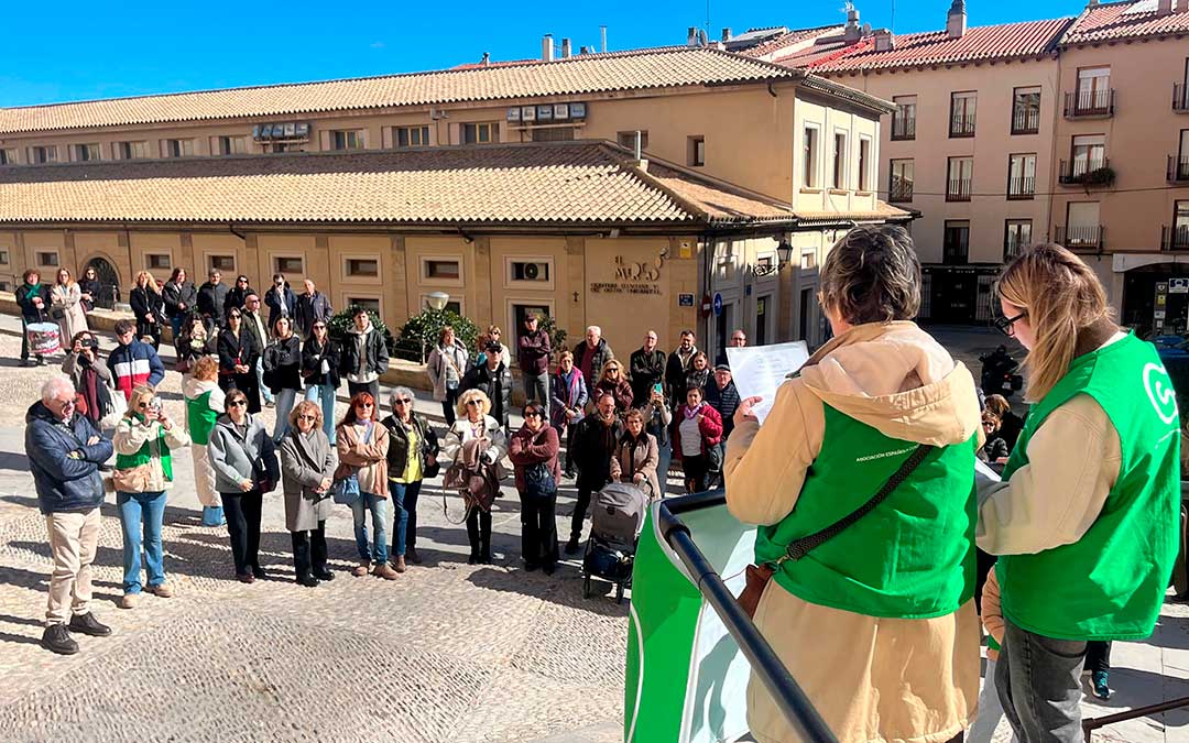 Celebración del Día Contra el Cáncer este sábado en Alcañiz./ C.O.