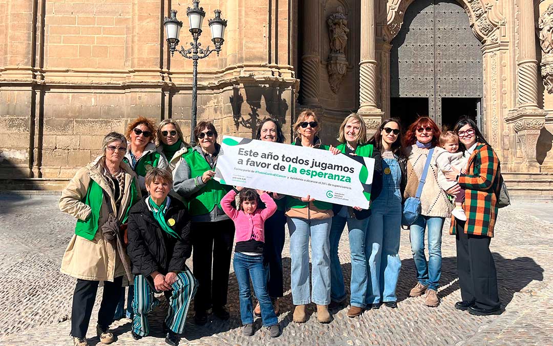 Celebración del Día Contra el Cáncer este sábado en Alcañiz./ C.O.