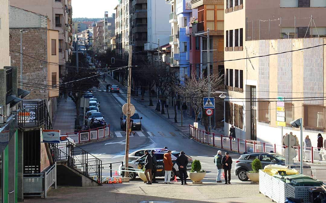 El suceso se produjo entre la avenida Aragón y Galán Bergua. / La Comarca
