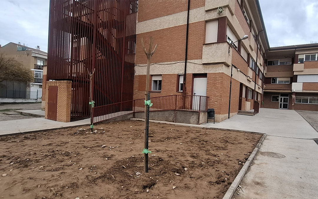 Patio del colegio Juan Ramón Alegre reformado. / L.P.