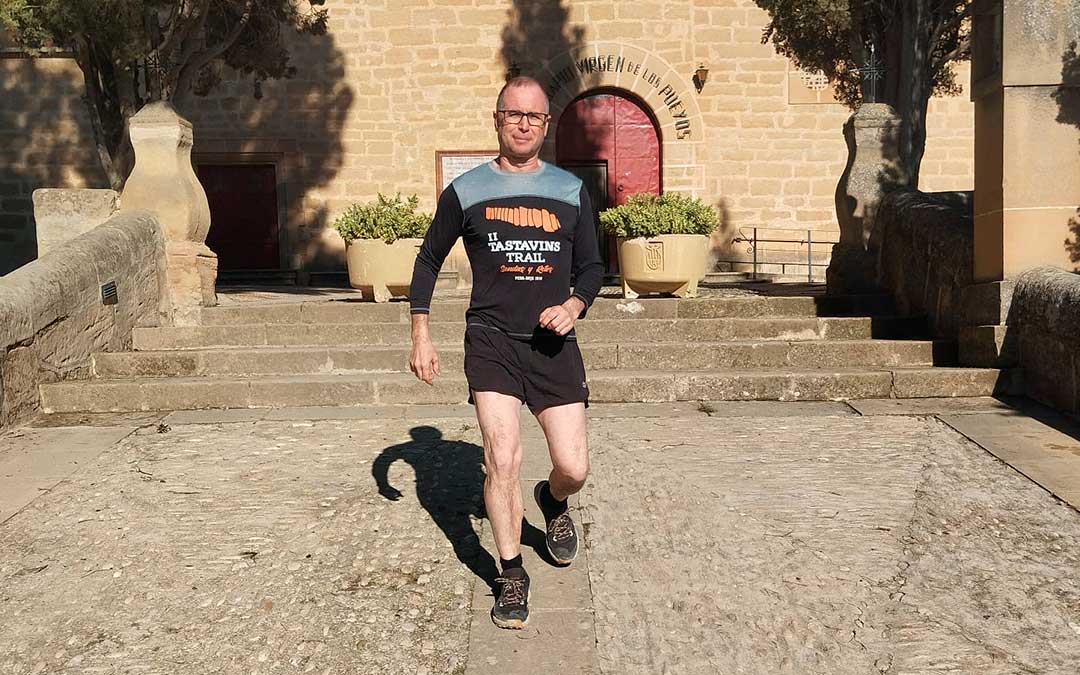 Carlos Andreu (Vox) ha salido a correr./ C.A.