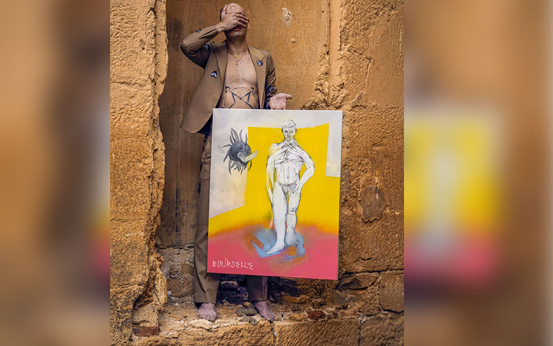 Pablo Samuel Hereza es el primer artista en la I Estancia Liminal en Caspe. / L.C.