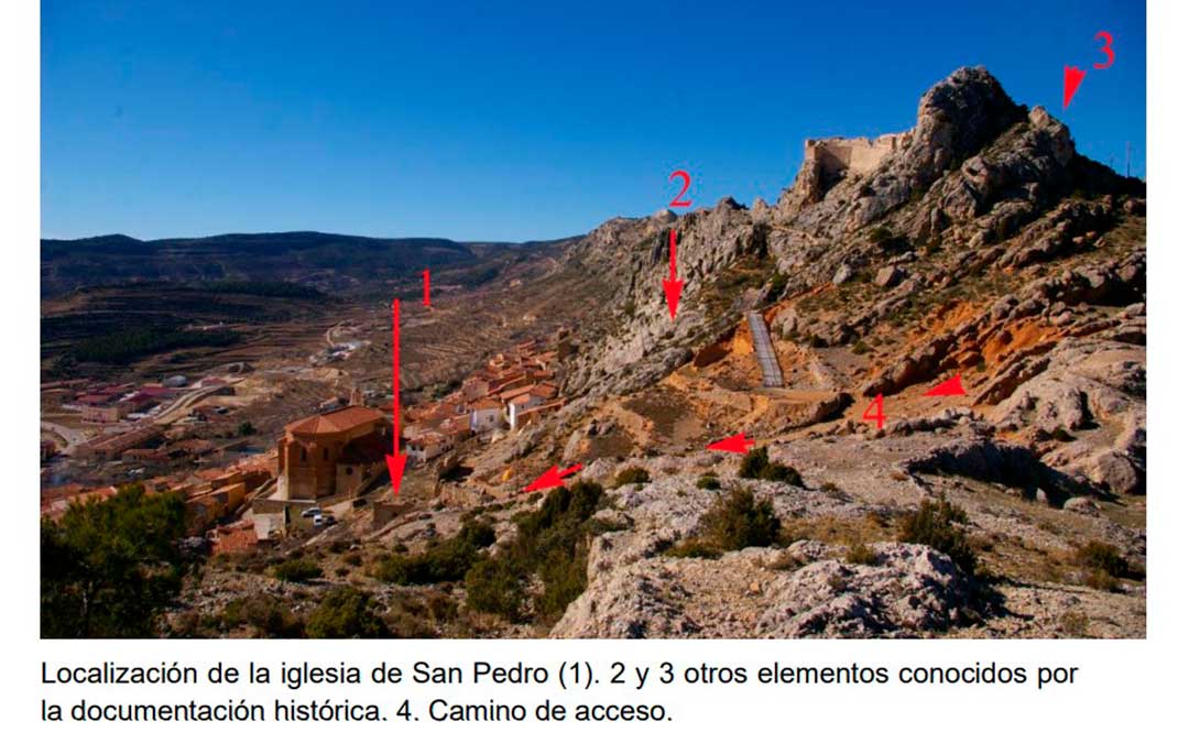 Localización del camino antiguo del Castillo de Castellote y su entorno / UDDA Arquitectura