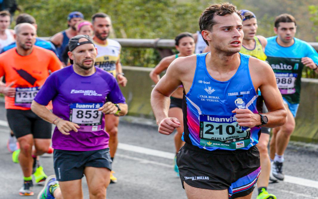 Guillermo Meseguer en la carrera Behobia de San Sebastian, celebrada en 2024 / G.M.