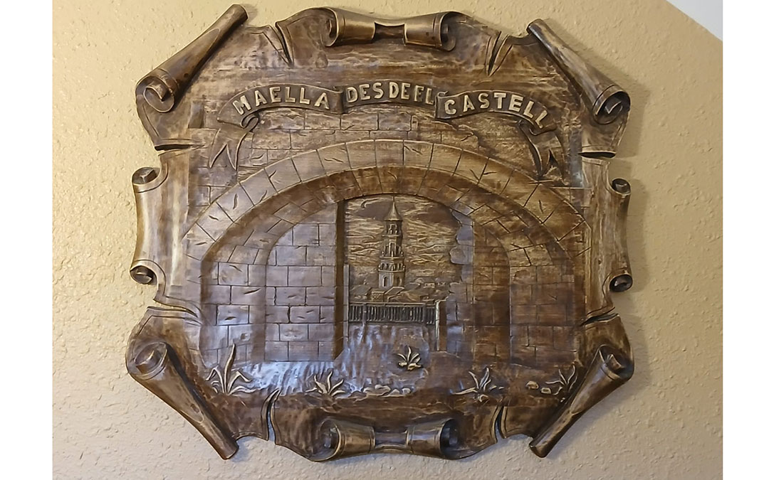 Trabajos en talla de madera de Chesús Palacio Gil. / Archivo personal