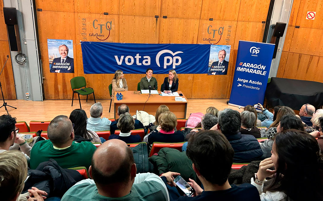 Mitin del PP en Andorra con la vicepresidenta, Mar Vaquero./ PP