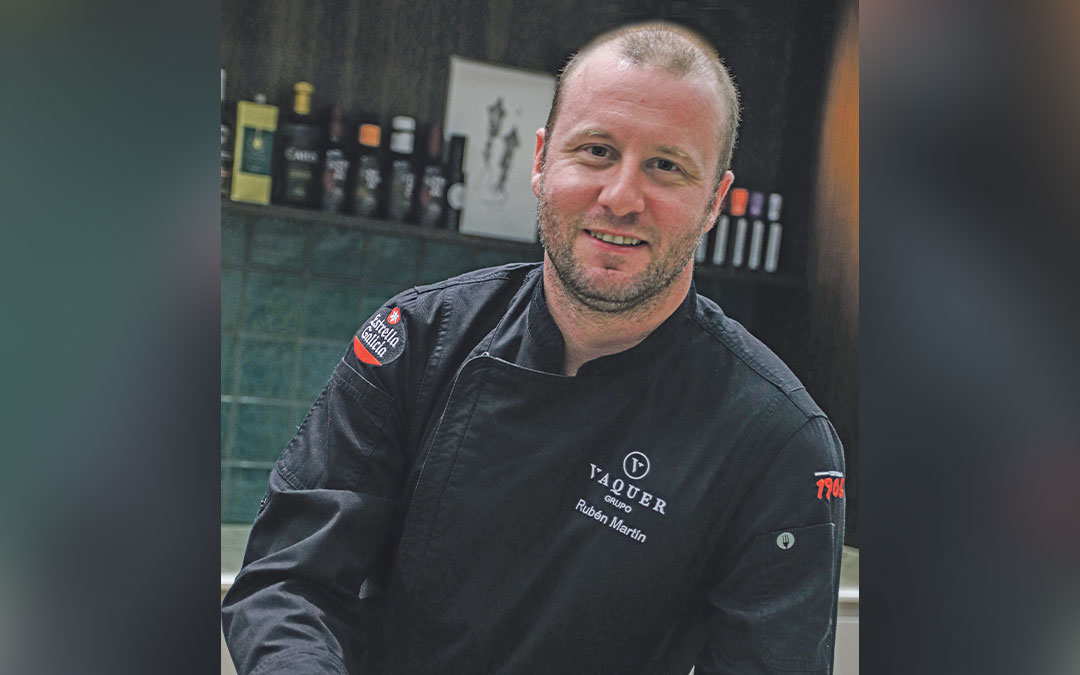 Rubén Martín se adentró en el mundo gastronómico a los 17 años. / R.M.