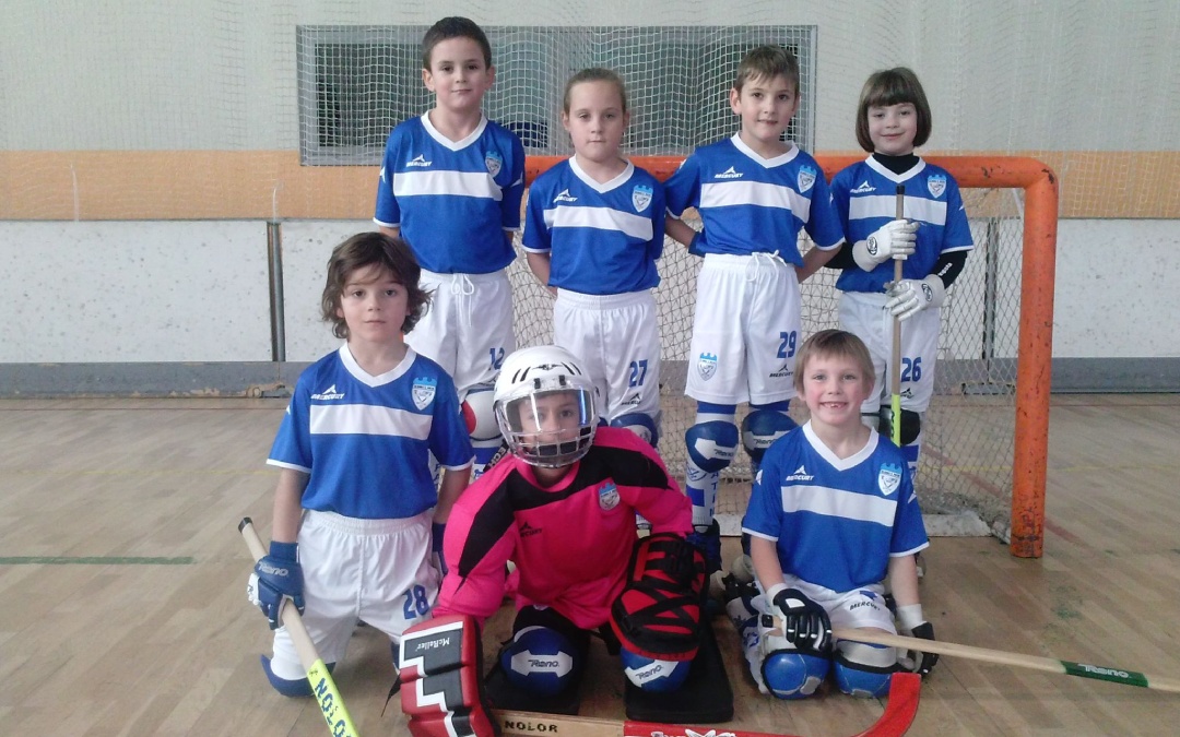 Blanca Barberán en sus inicios con el Club Patín Trnslop Alcañiz / B.B.