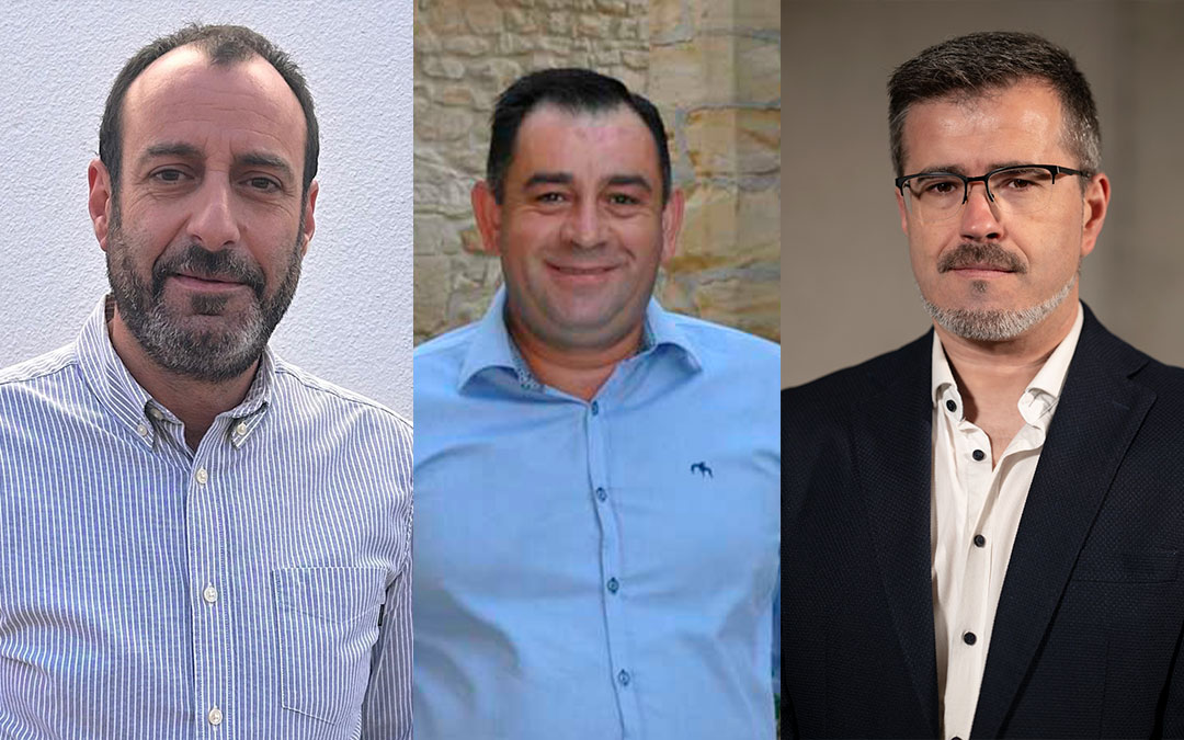 Luis Ezquerra, José Ramón Arrufat y Carlos Ros./ L.C.