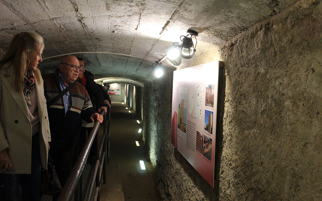 Conmemoración del Bombardeo de Alcañiz del 3 de marzo del 38 con visita al refugio antiaéreo. / B. Severino