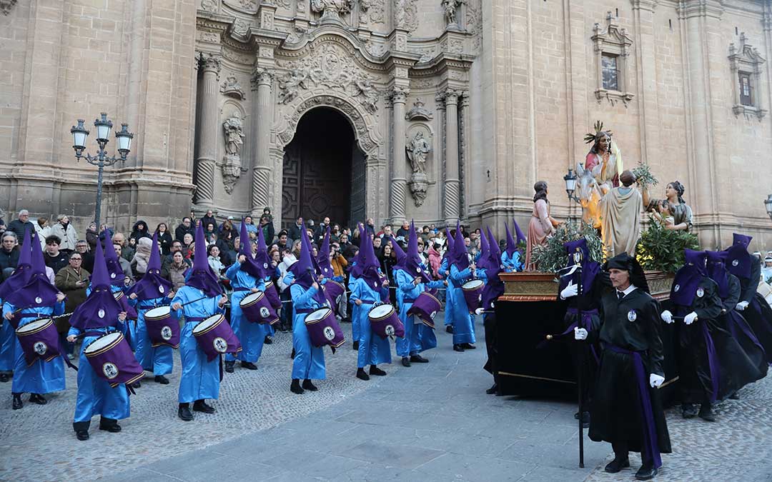 Procesión del Encuentro en Alcañiz 2026. / B. Severino