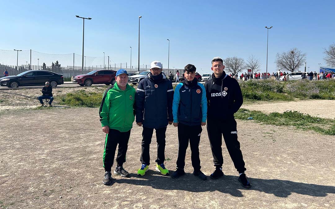 Amador Ferrer, quedó tercero en el Campeonato de Aragón de Petanca./A.F.