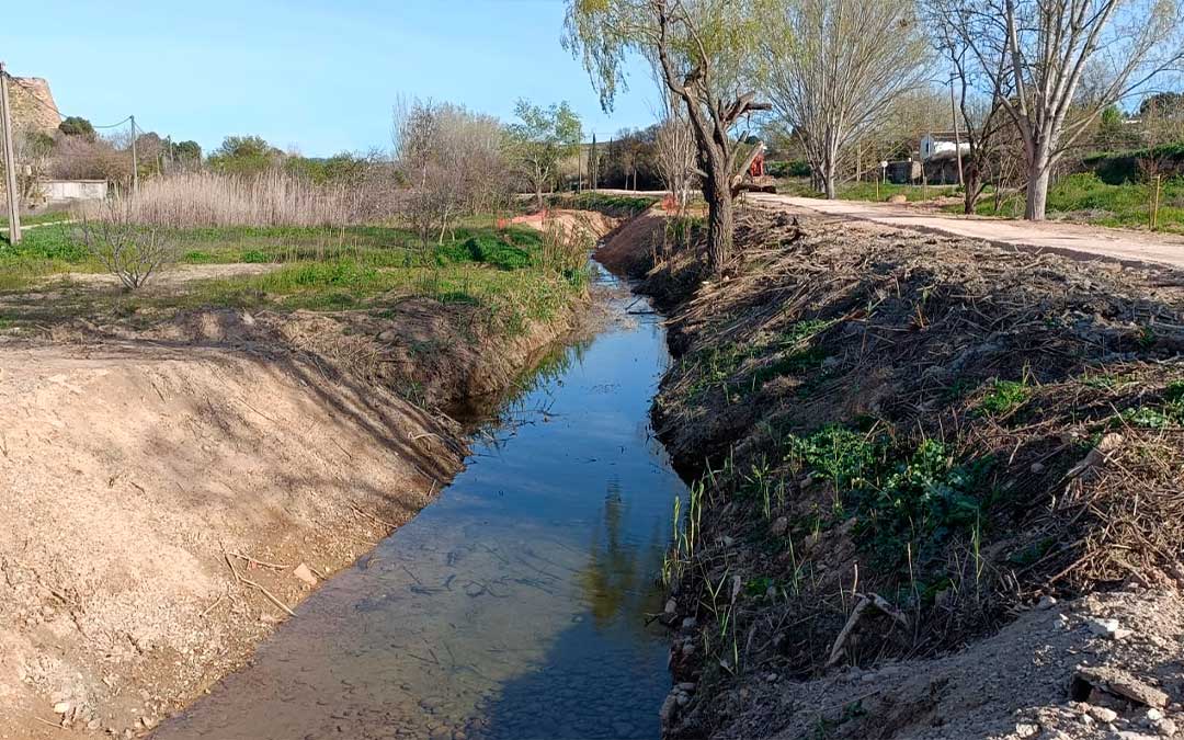 Cauce recuperado del río Guadalope./ Asociación Amigos del Castillo