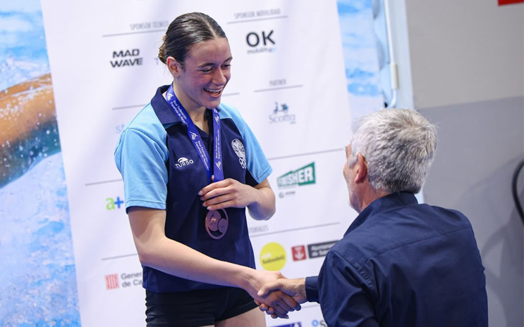 La nadadora Irene Ciércoles Galve en el Campeonato de España Absoluto y Júnior de Natación. / RFEN