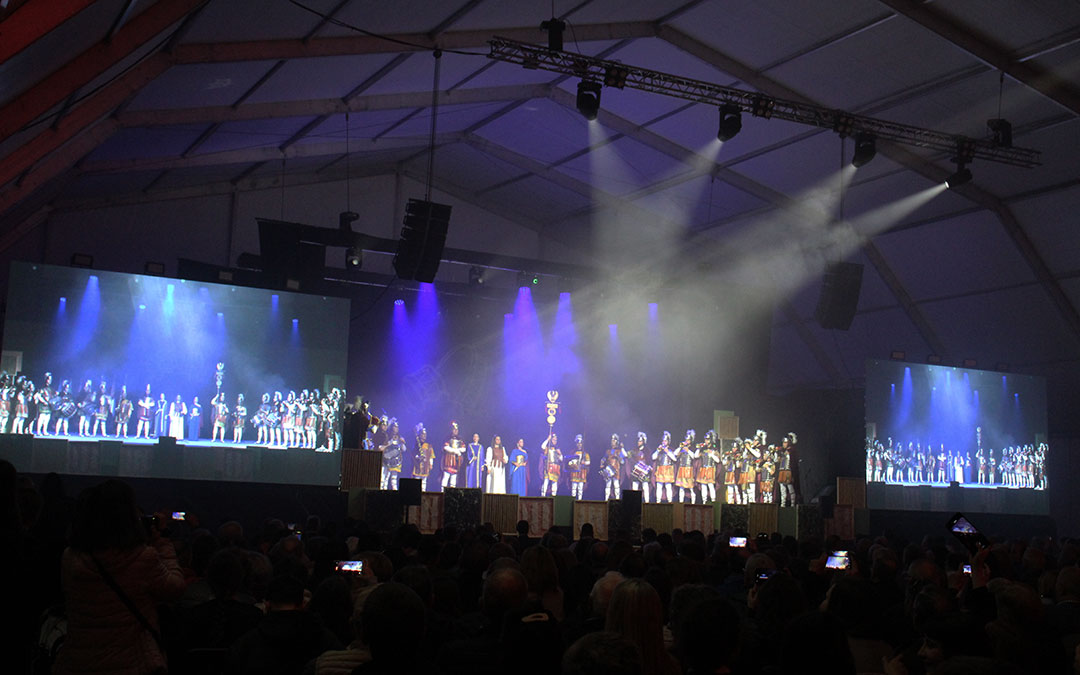 Inauguración de la Tamborada Nacional 2026 en La Puebla de Híjar. / B. Severino