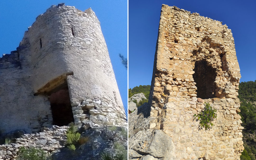 Els Fortins de Cabrera de Beceite y el Castell dels Moros de Fuentespalda acaban de entrar en la Lista Roja de Patrimonio / G. Soriano