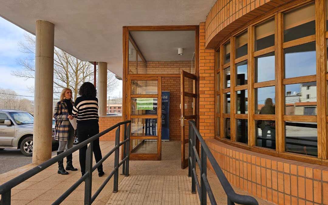 Visita a una de las residencias de mayores que se ha beneficiado./ DPT