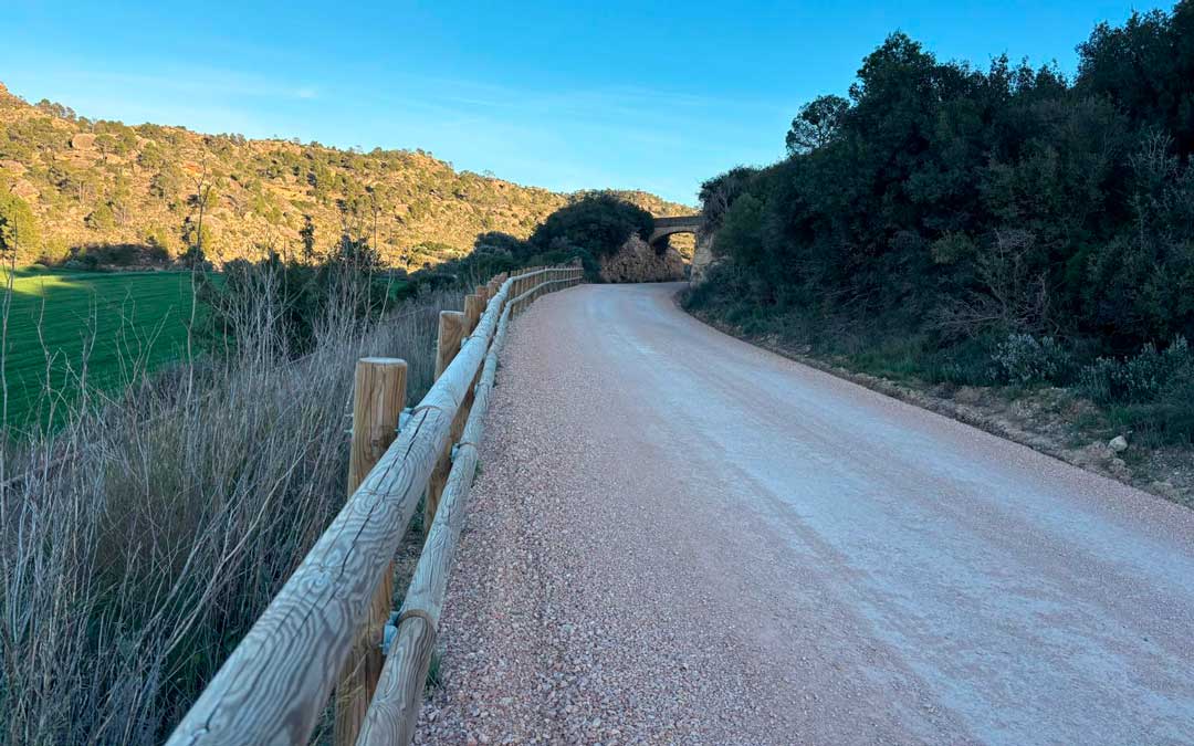 Una de las zona que se ha rehabilitado entre Alcañiz y Valdealgorfa. / M.M.R.