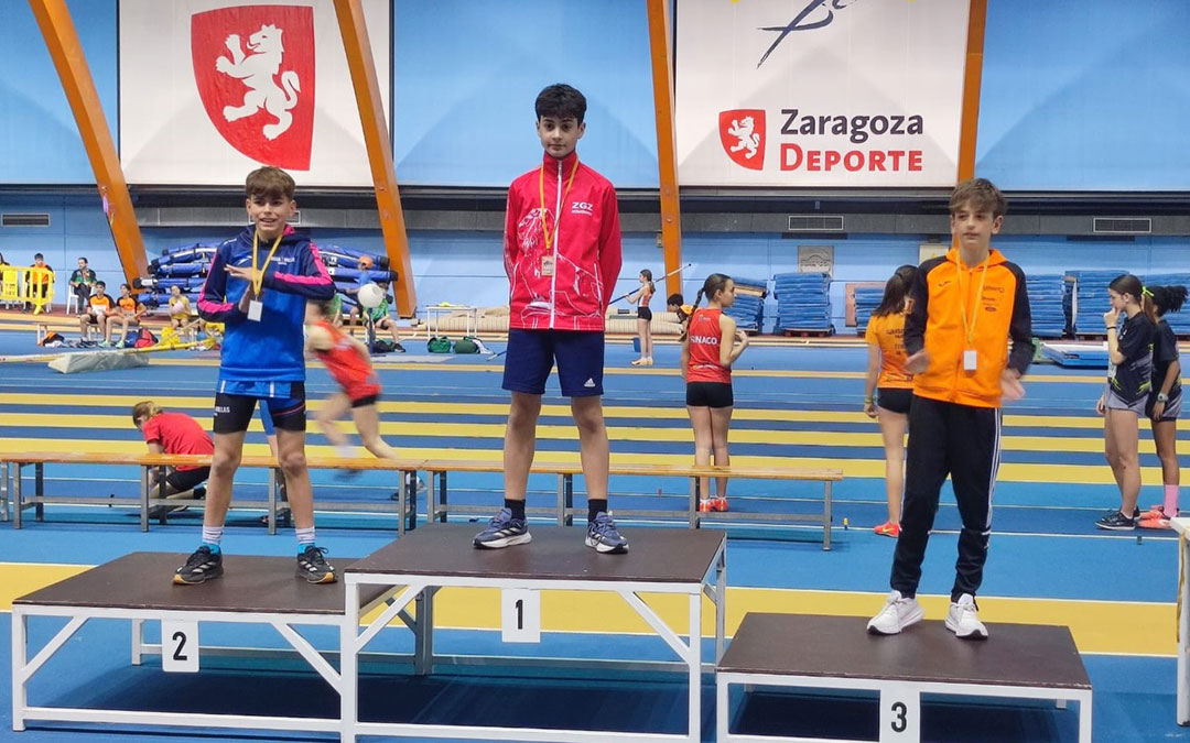 Mateo Garcés, del Tragamillas, plata en la cita autonómica en Zaragoza. / Tragamillas