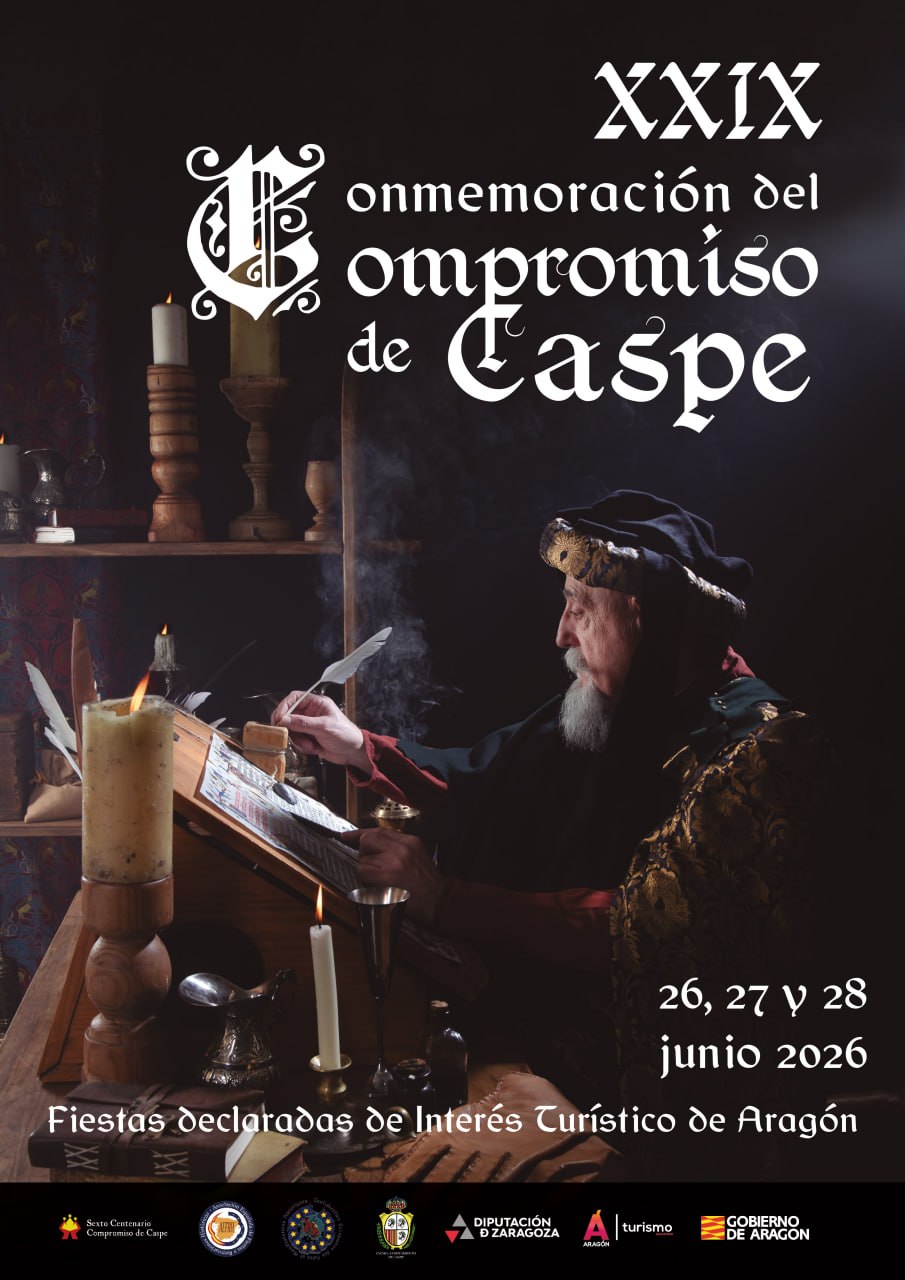 Cartel 29ª edición Conmemoración Compromiso de Caspe./ Ayto. Caspe